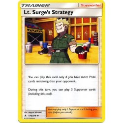 Lt. Surge's Strategy...